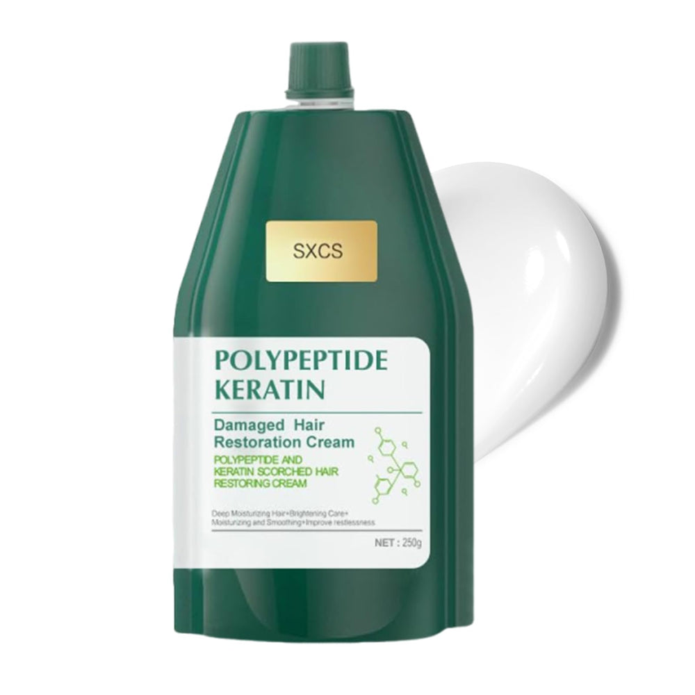 OBRADOYA Polypeptide Keratin Hair Mask bottle closeup highlighting hydrating repair potential