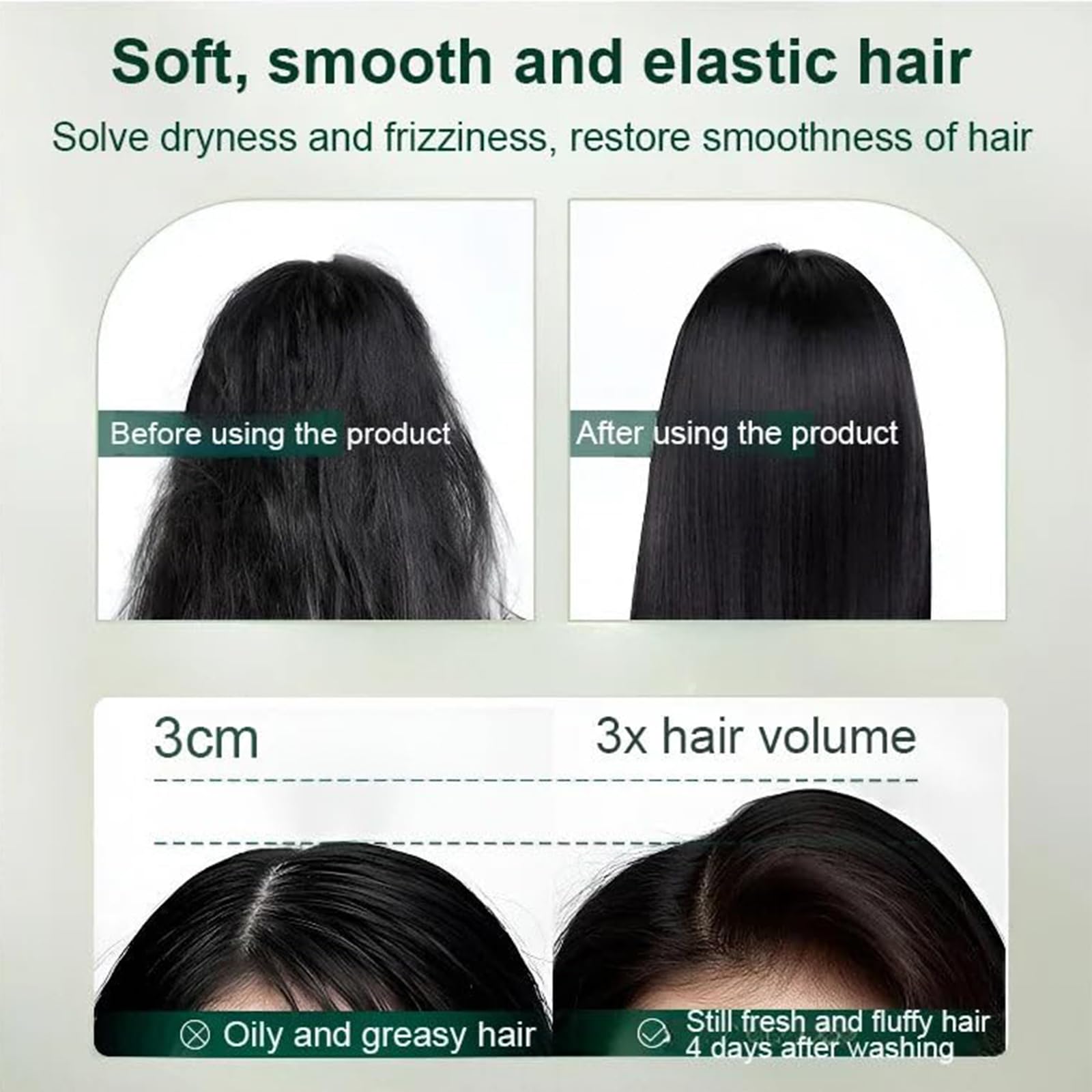 OBRADOYA Polypeptide Keratin Hair Mask texture closeup reveals creamy hydration