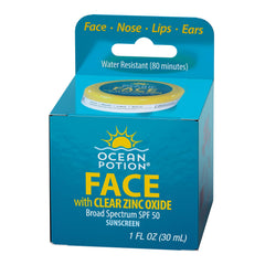Ocean Potion Face Zinc SPF50 being applied provides a smooth, light feel under makeup.