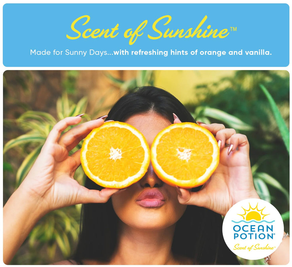 Ocean Potion sunscreen lotion daily sun-care solution for outdoor workouts.