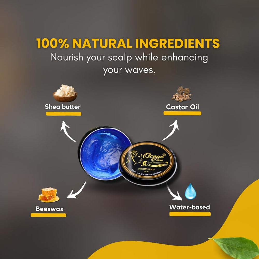 Ocean View Deep Waves Pomade 360 waves pattern for defined texture