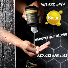Ocean View Deep Waves Pomade scalp health image highlights biotin benefits for hair and scalp