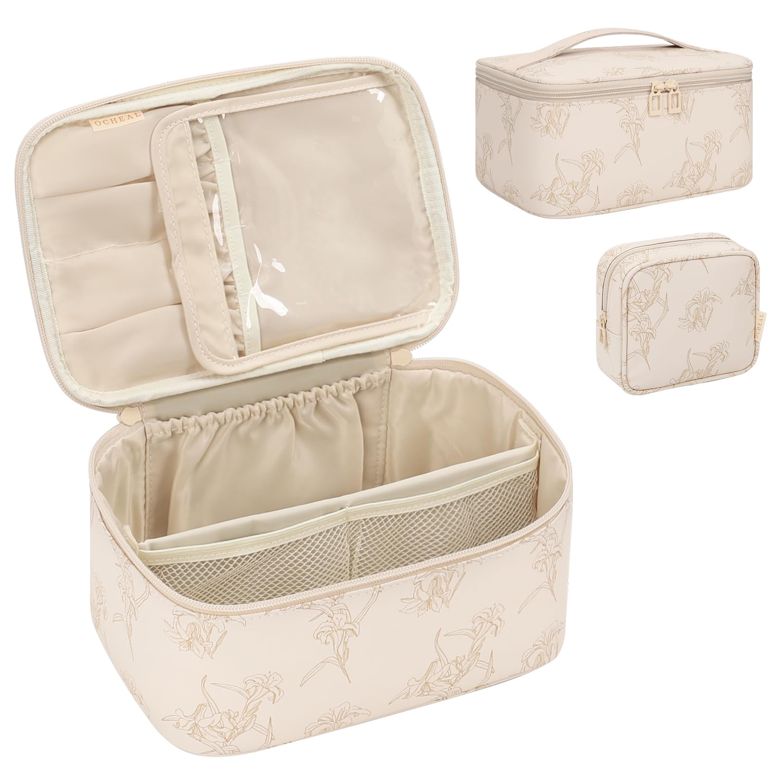 OCHEAL makeup bag gift packaging presented as a stylish, ready-to-gift set.