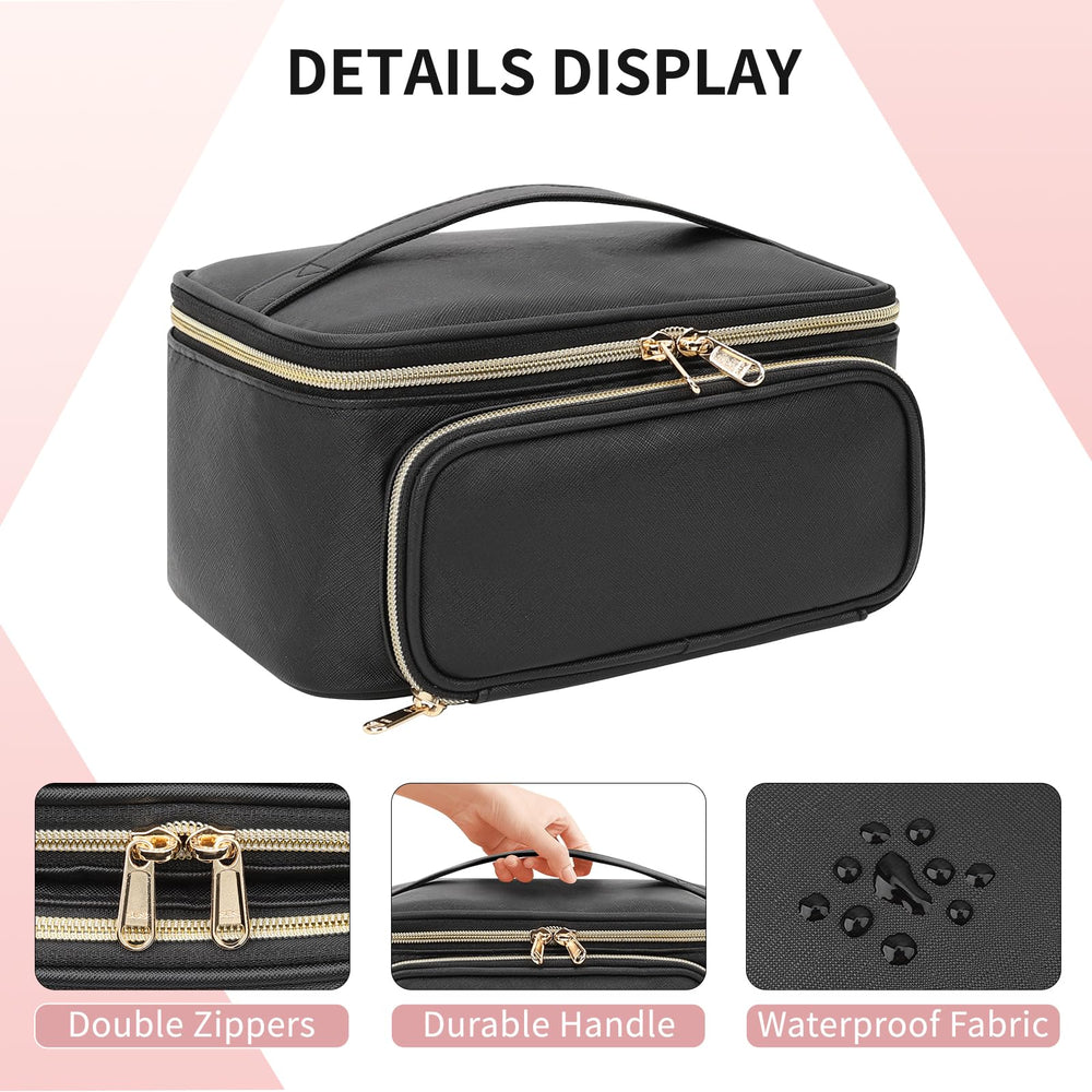 OCHEAL makeup bag front pockets storing small tools and lipstick