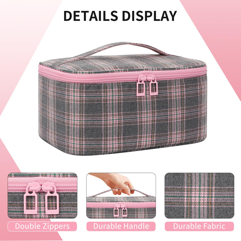 OCHEAL makeup bag lightweight design makes everyday carry easy.