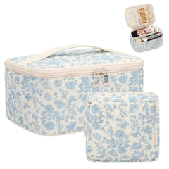 OCHEAL Makeup Bag Set large bag with ample space for full-size cosmetics and tools