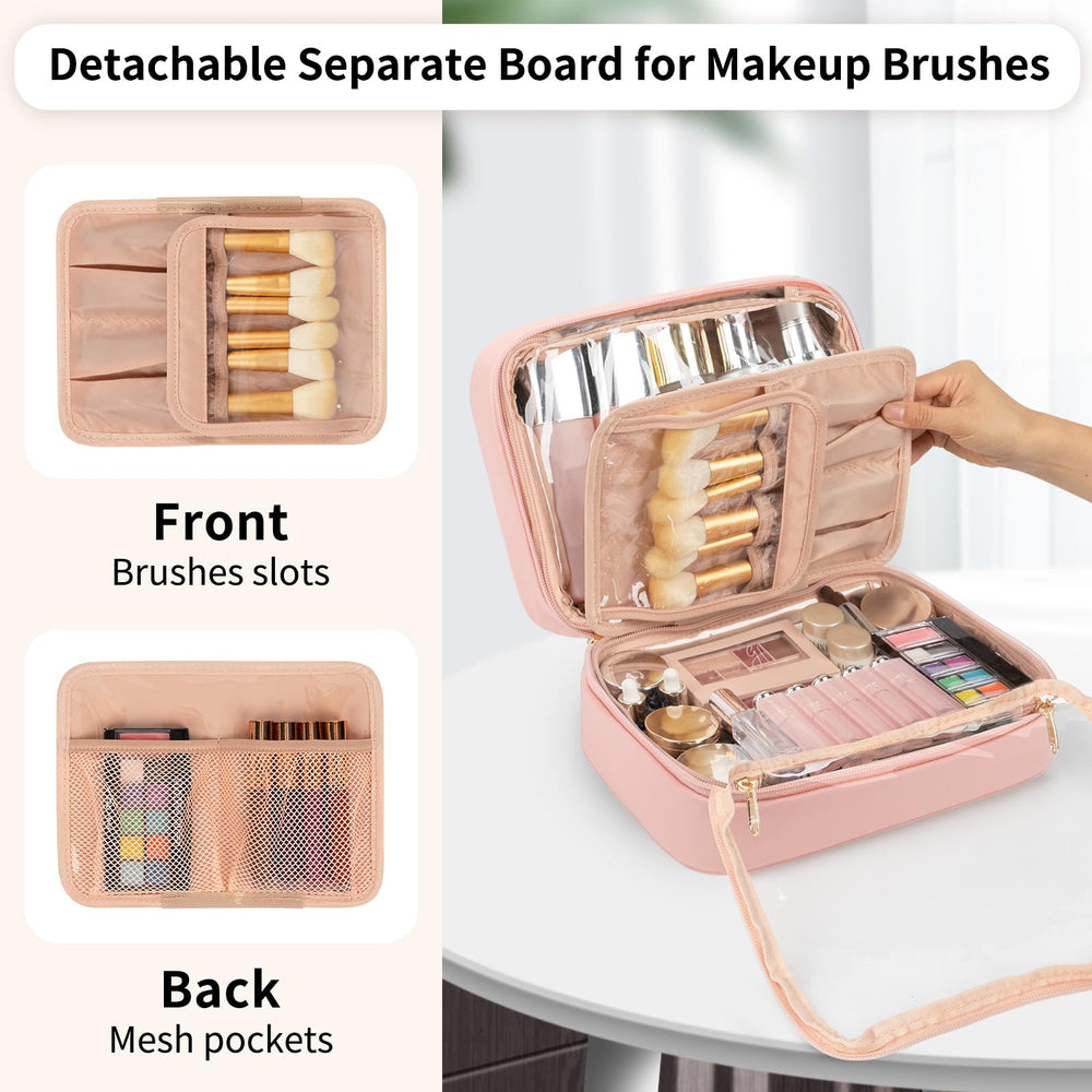 OCHEAL makeup bag doubles as travel pouch and daily storage solution.