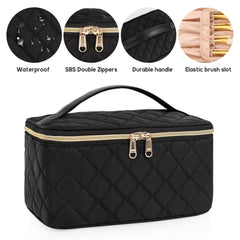 OCHEAL rhombus black vegan leather closeup showing durable material.