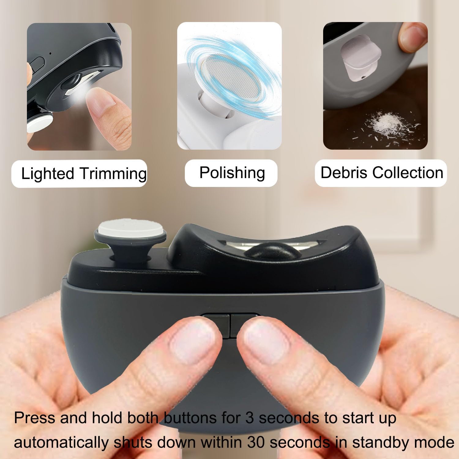 ocpcrn Easyclip portable-operation supports quick grooming at home or away.