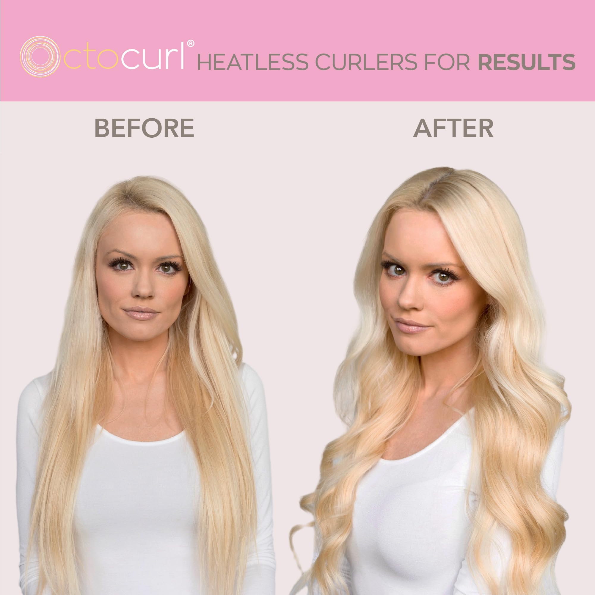 Octocurl comfort-night-use image conveys soft microfiber fabric for nighttime wear.