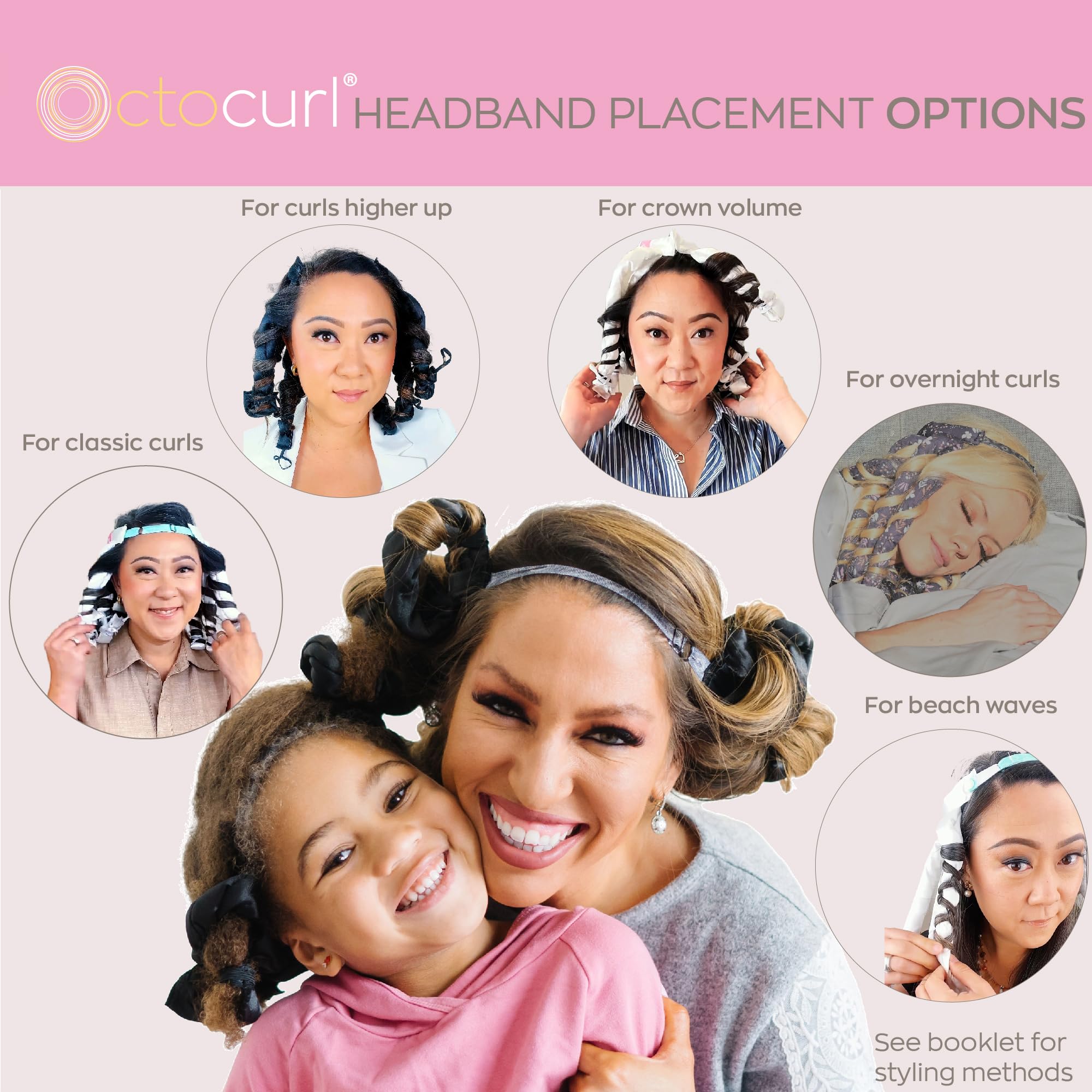 Octocurl overnight curls result image suggests defined, long-lasting waves without heat.