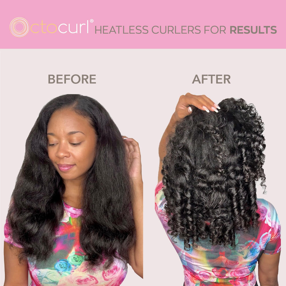 Octocurl demonstration of loose to tight styles with adjustable wrap method