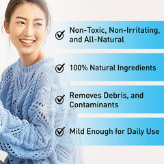 OCuSOFT HypoChlor spray eyelid cleanse closeup highlights debris and oil removal