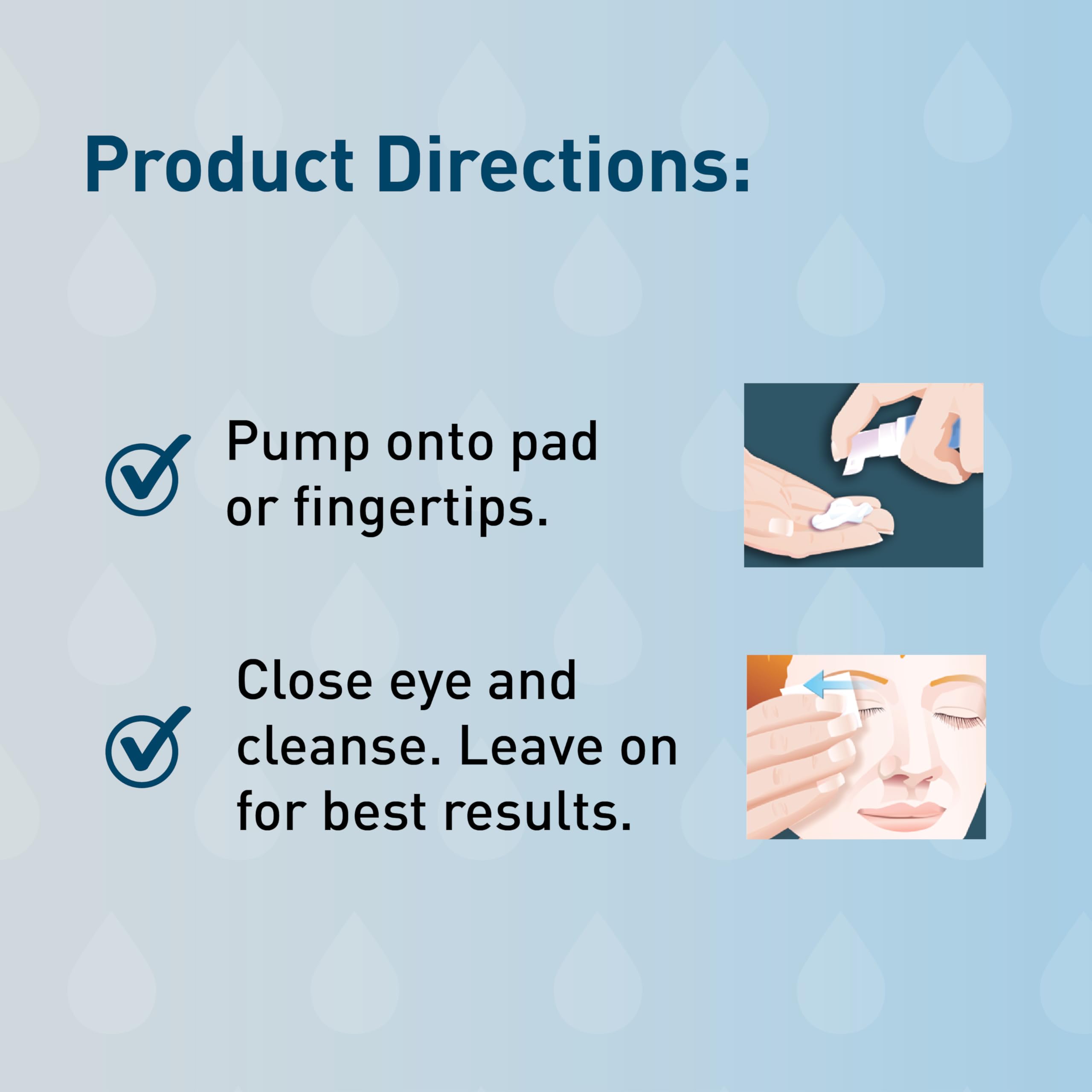 OCuSOFT Lid Scrub PLUS foam on bathroom counter suggests on-the-go use.