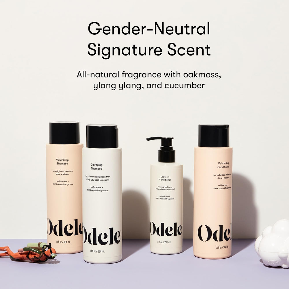 Odele Clarifying Shampoo dermatologist-tested reassurance for sensitive scalps.