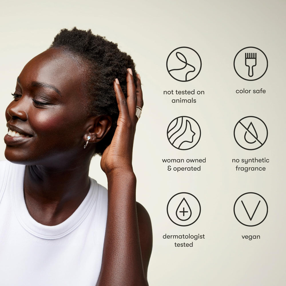 Odele Clarifying Shampoo fragrance-scent features oakmoss, ylang ylang, cucumber blend.