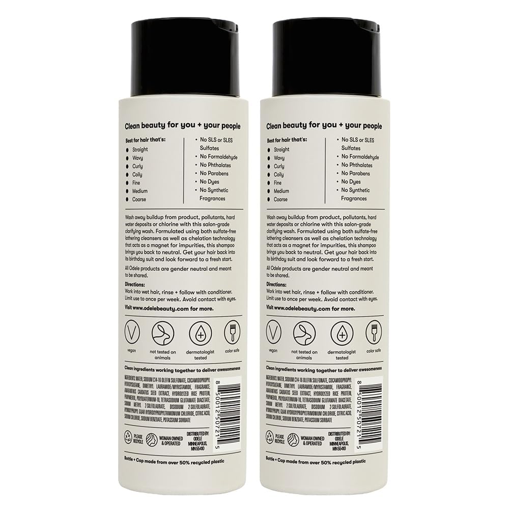 Odele pump bottle demonstrates easy, mess-free application.