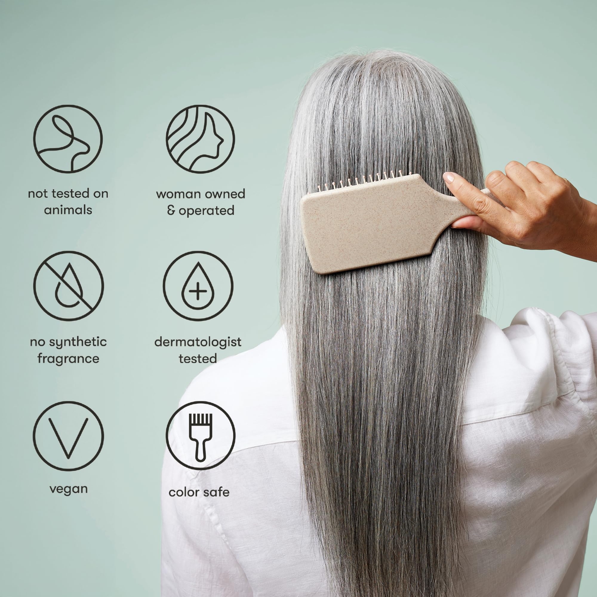 Odele formula with amino acids, rice, and amaranth nourishes strands.