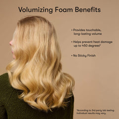Odele Styling Lift Closeup highlighting volume and texture from the foam.