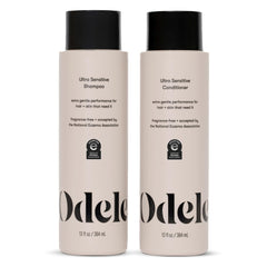 Odele Ultra-Sensitive shampoo bottle showing gentle cleansing for sensitive scalps