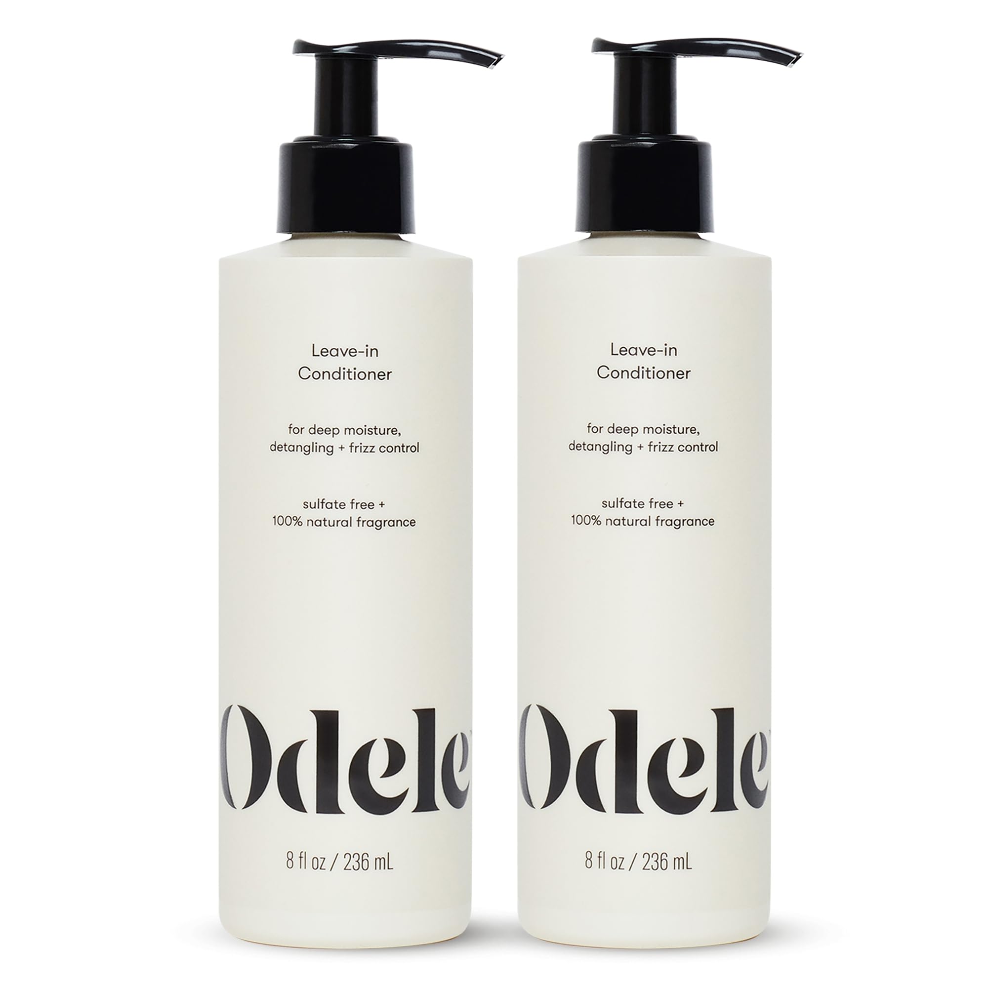 Odele vegan leave-in conditioner bottle provides lightweight moisture for all hair types
