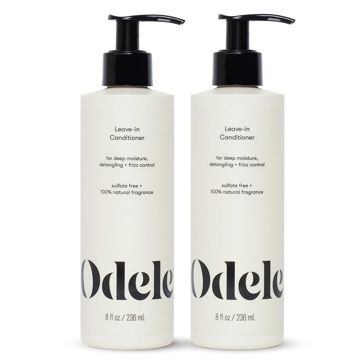 Odele vegan leave-in conditioner bottle provides lightweight moisture for all hair types