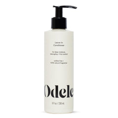 Odele vegan leave-in conditioner bottle shows lightweight moisture for all hair types