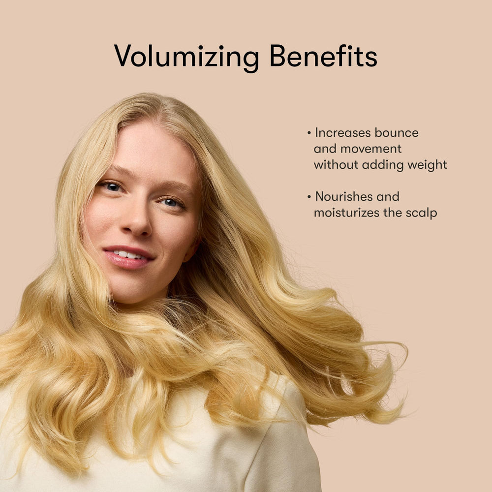 Odele volumizing conditioner closeup texture shows creamy lightweight formula for weightless moisture