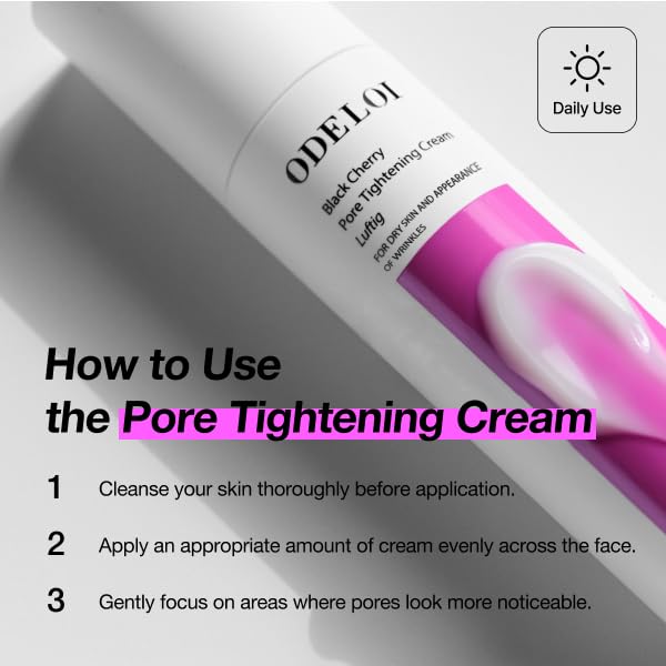 ODELOI Dermatologist-tested low-irritation seal conveys safe use for all skin types.