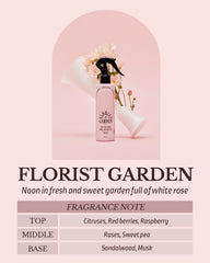 ODID montage of persimmon, camellia leaves, carob shows natural extracts enriching strands.