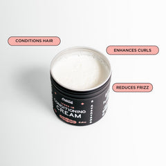 O'Douds conditioning cream on coarse hair reducing frizz with light hold.
