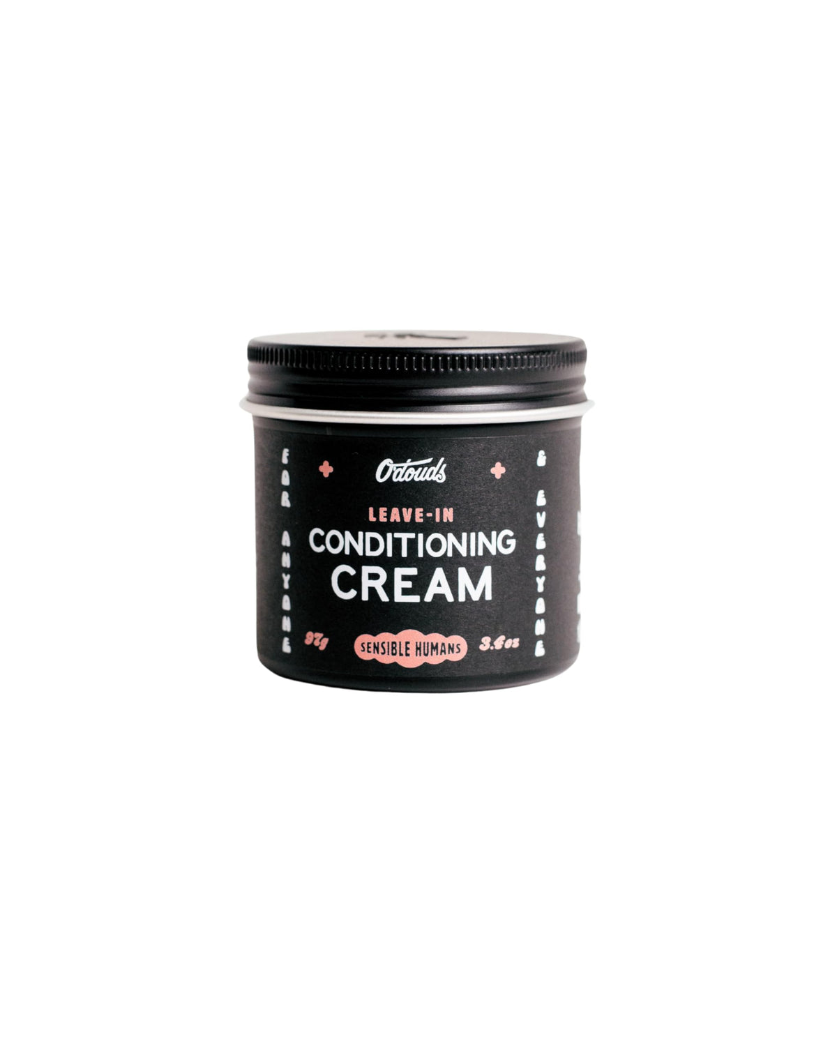 O'Douds conditioning cream leave-in bottle application for daily moisture and frizz control.