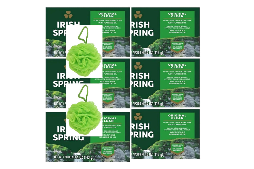 ODWIRA Irish bar soap 6-pack with rich lather for lasting freshness.