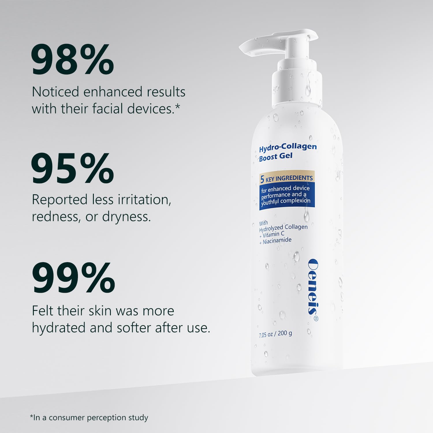 Oeneis Hydro-Collagen Boost Gel fragrance-free-label signals gentle, skin-friendly formulation.