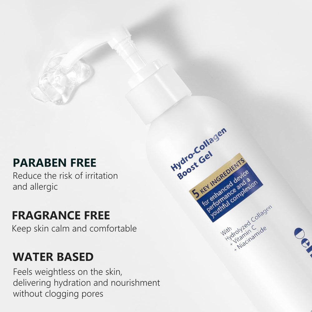 Oeneis Hydro-Collagen Boost Gel hyaluronic-acid-visual highlights intense hydration potential.