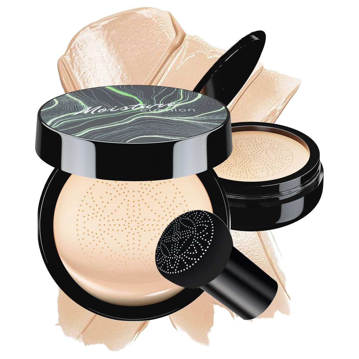 OETUIOW Mushroom Head Air Cushion CC Cream bottle for moisture and even skin tone