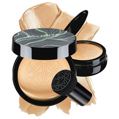 OETUIOW Mushroom Head Air Cushion CC Cream compact showing smooth, even coverage for mature skin.