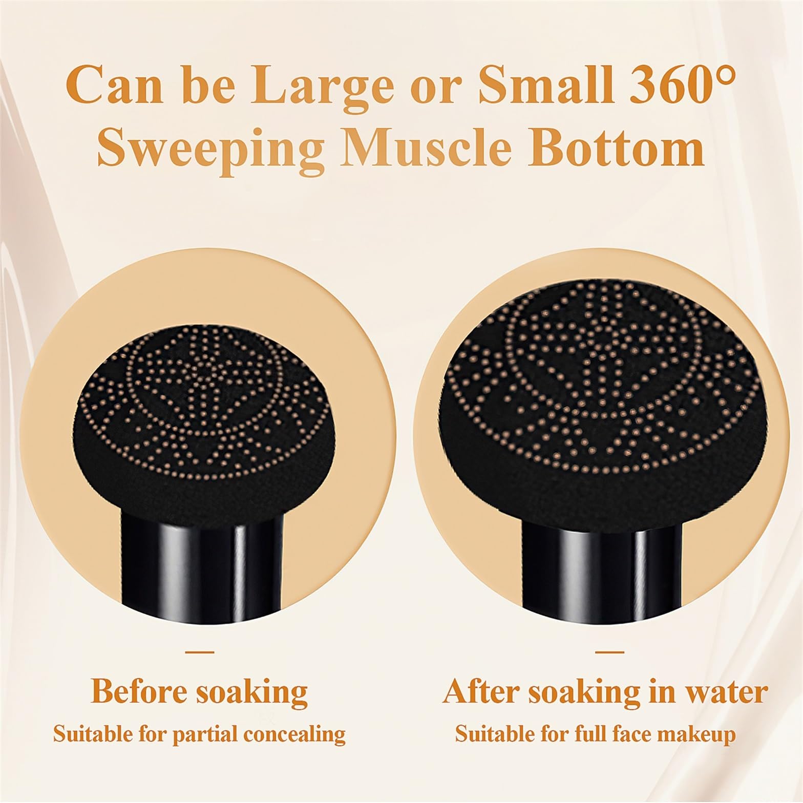 OETUIOW makeup ritual tips image shows stamp technique and setting spray for durability.