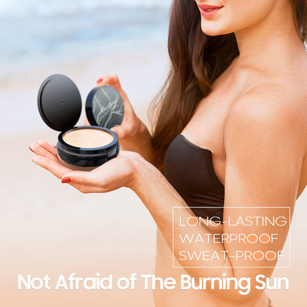 OETUIOW on-skin application demonstrates smooth, pore-blurring finish for even tone.