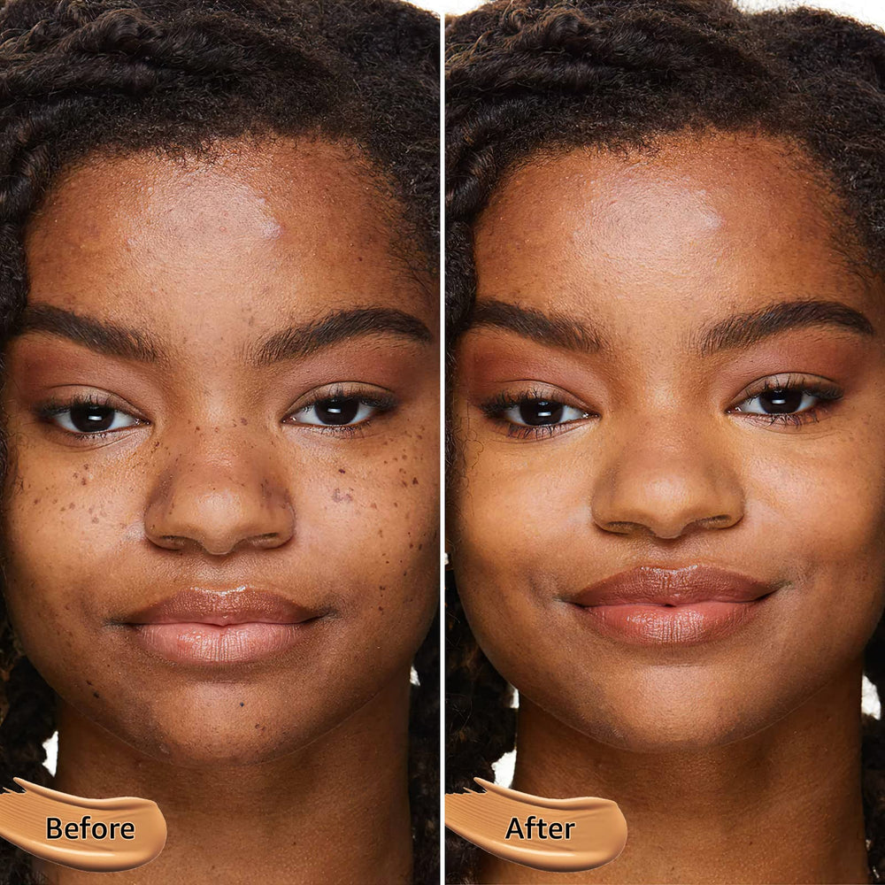 OETUIOW texture swatch shows thin, breathable coverage for a natural look.