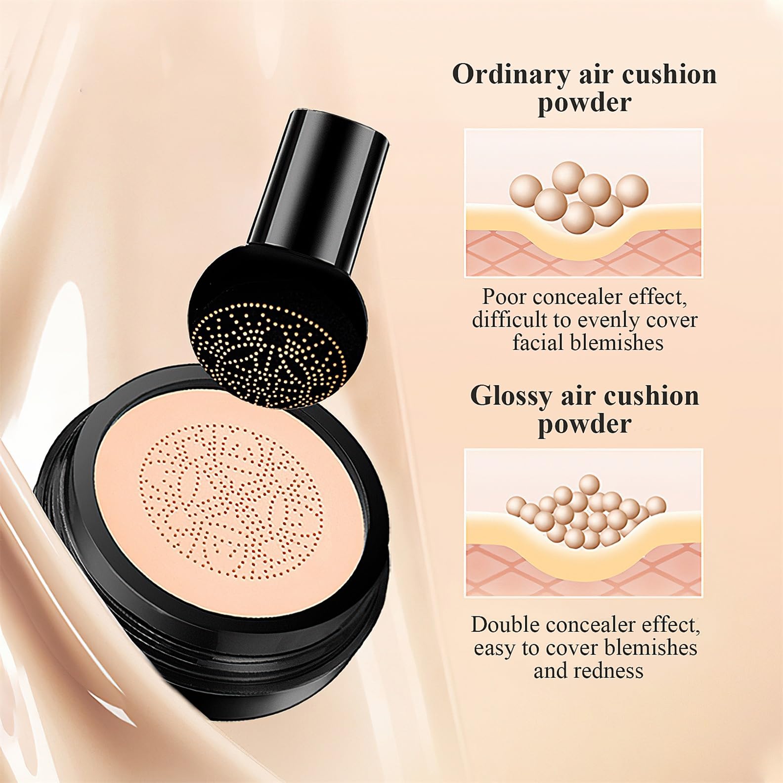 OETUIOW Stamp and pat application method demonstrated for smooth coverage