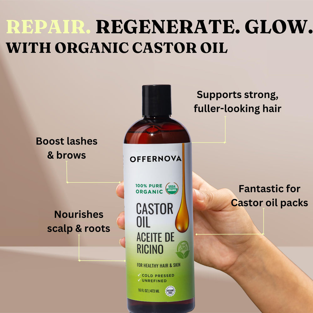 Offernova Castor Oil skin nourishment for satin-soft skin