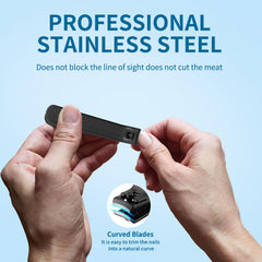 OFIDUS bevel nail clippers reach nail corners with accuracy
