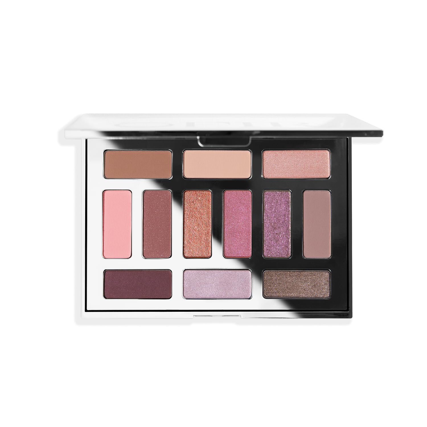 OFIR Shimmer palette close-up showing rosy neutrals for buildable color