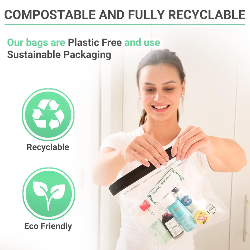 Ogato PVC-free PEVA bag offers durable, eco-friendly travel storage