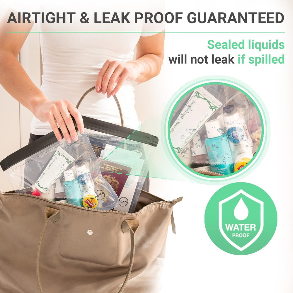 Ogato spacious compartments support bathroom organization and road trip packing