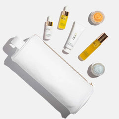 Ogee Botanical Brilliance Exfoliating Cleanser with beads buffing away impurities for smooth skin.