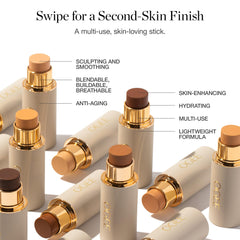 Ogee foundation stick application demo shows buildable coverage for day to night looks.