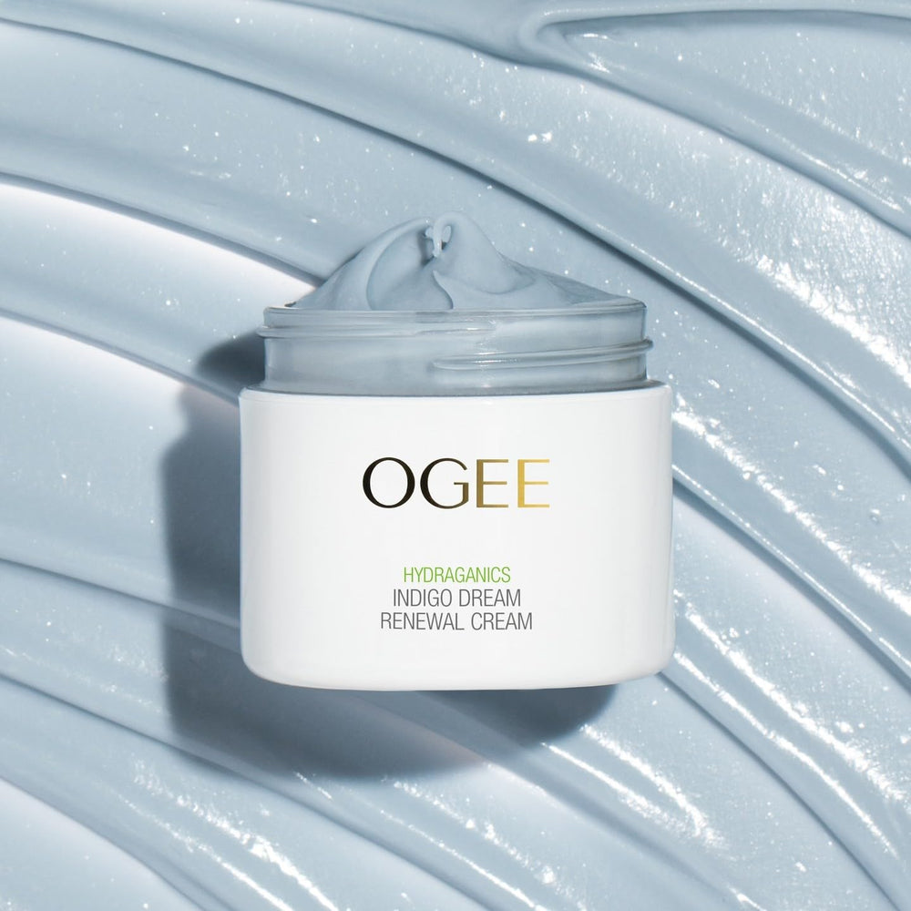 Ogee Indigo Dream Renewal Cream Blue Tansy oil emphasis for calming skincare