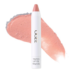 The Ogee Magnolia tinted lip oil tube shows a pink tint for sheer color and treatment.